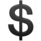 Dollarzeichen Extrafett Dollarzeichen Extrafett