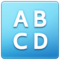 Eingabesymbol Lateinische Großbuchstaben Eingabesymbol Lateinische Großbuchstaben