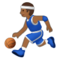 Mann Mit Ball: Mitteldunkle Hautfarbe Mann Mit Ball: Mitteldunkle Hautfarbe