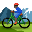 Mountainbiker: Dunkle Hautfarbe Mountainbiker: Dunkle Hautfarbe