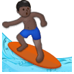 Surfer: Dunkle Hautfarbe Surfer: Dunkle Hautfarbe