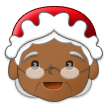 Weihnachtsfrau: Mitteldunkle Hautfarbe Weihnachtsfrau: Mitteldunkle Hautfarbe