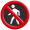 Fußgänger Verboten Fußgänger Verboten