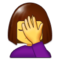 Sich An Den Kopf Fassende Person Sich An Den Kopf Fassende Person