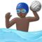 Wasserballspieler(In): Dunkle Hautfarbe Wasserballspieler(In): Dunkle Hautfarbe