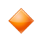 Kleine Orangefarbene Raute Kleine Orangefarbene Raute