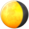Abnehmender Dreiviertelmond Abnehmender Dreiviertelmond