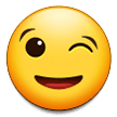 Zwinkerndes Gesicht Zwinkerndes Gesicht