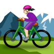 Mountainbikerin: Helle Hautfarbe Mountainbikerin: Helle Hautfarbe