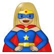 Superheldin: Mittelhelle Hautfarbe Superheldin: Mittelhelle Hautfarbe