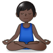 Чоловік у позі лотоса: Темний Відтінок Шкіри