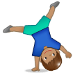 Людина робить колесо: Середній Відтінок Шкіри