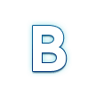 地域表示記号文字B