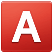 Großbuchstabe A In Rotem Quadrat Großbuchstabe A In Rotem Quadrat