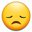 Enttäuschtes Gesicht