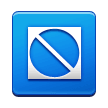 Fallende Diagonale im weißen Kreis im schwarzen Quadrat Fallende Diagonale im weißen Kreis im schwarzen Quadrat
