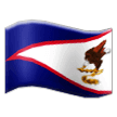 Flagge: Amerikanisch-Samoa Flagge: Amerikanisch-Samoa