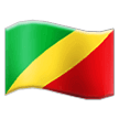 Flagge: Kongo-Brazzaville Flagge: Kongo-Brazzaville