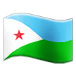 Flagge: Dschibuti Flagge: Dschibuti