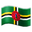 Flagge: Dominica Flagge: Dominica