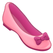 Flacher Schuh Flacher Schuh