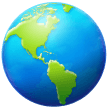 Globus Mit Amerika Globus Mit Amerika