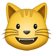Grinsende Katze