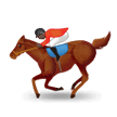 Pferderennen: Dunkle Hautfarbe