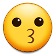 Küssendes Gesicht
