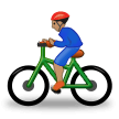 Radfahrer: Mittlere Hautfarbe