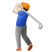 Golfer: Helle Hautfarbe
