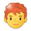 Mann: Rotes Haar