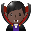 Männlicher Vampir: Dunkle Hautfarbe