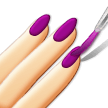 Nagellack: Helle Hautfarbe