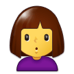 Schmollende Person
