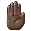 Erhobene Hand Von Hinten: Dunkle Hautfarbe