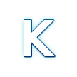 Regionalindikator-Symbol Buchstabe K Regionalindikator-Symbol Buchstabe K