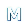 Regionalindikator-Symbol Buchstabe M Regionalindikator-Symbol Buchstabe M