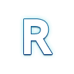 Regionalindikator-Symbol Buchstabe R Regionalindikator-Symbol Buchstabe R
