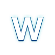 Regionalindikator-Symbol Buchstabe W Regionalindikator-Symbol Buchstabe W