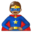 Superheld(In): Mittlere Hautfarbe