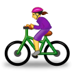 Radfahrerin