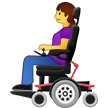 Frau In Elektrischem Rollstuhl