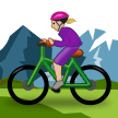Mountainbikerin: Mittelhelle Hautfarbe