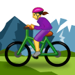 Mountainbikerin