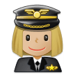 Pilotin: Mittelhelle Hautfarbe