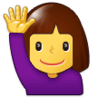 Frau Mit Erhobenem Arm