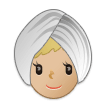 Frau Mit Turban: Mittelhelle Hautfarbe