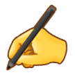 Schreibende Hand