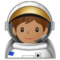 Astronaut(In): Mittlere Hautfarbe Astronaut(In): Mittlere Hautfarbe